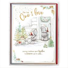 One I Love Me to You Bear Luxury Boxed Christmas Card Image Preview